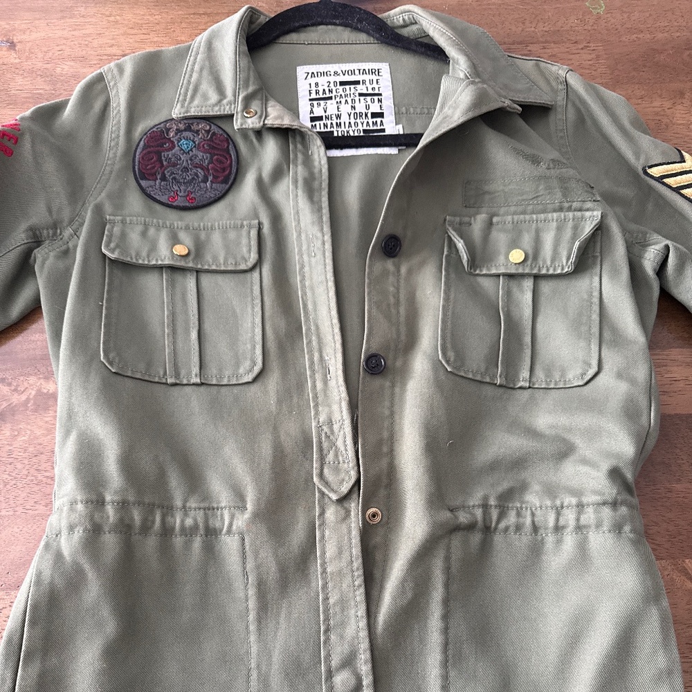 Zadig & Voltaire Military Jacket – Women’s Medium